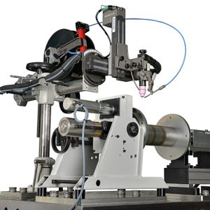 Welding lathe for automated welding